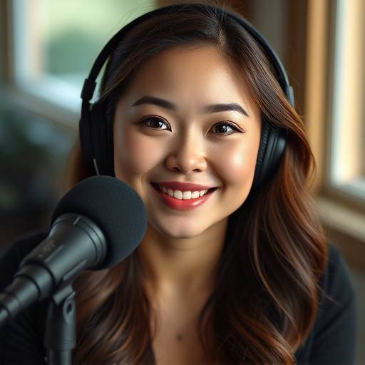 Portrait of Jessica Lee, podcast host