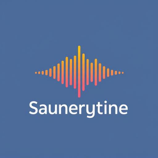 Sonic Sanctuary Recording Studio Logo - a stylized sound wave with a sanctuary icon