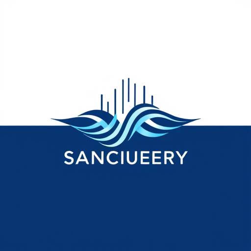 Sonic Sanctuary Recording Studio Logo - a stylized sound wave with a sanctuary icon