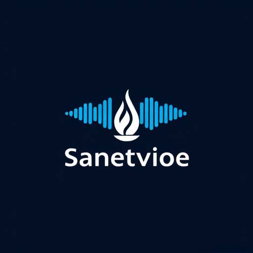 Sonic Sanctuary Recording Studio Logo - a stylized sound wave with a sanctuary icon